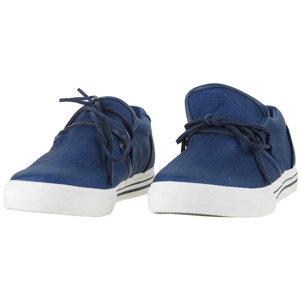 Baskets Basses Supra Cuban Bleu Marine Navy Canvas Homme | UNH-23409656